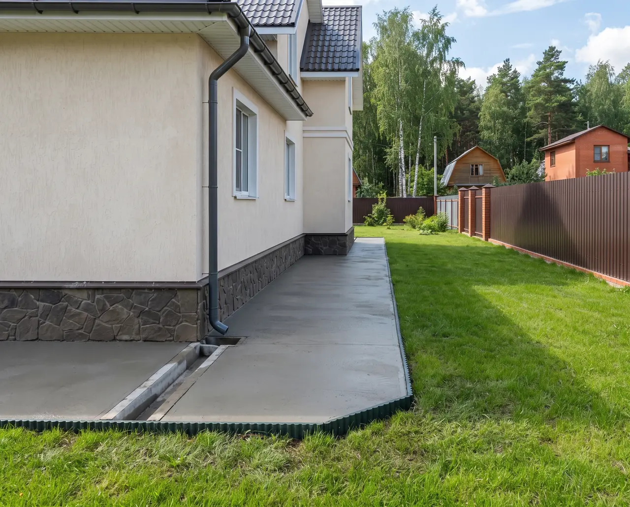 Отмостка вокруг дома